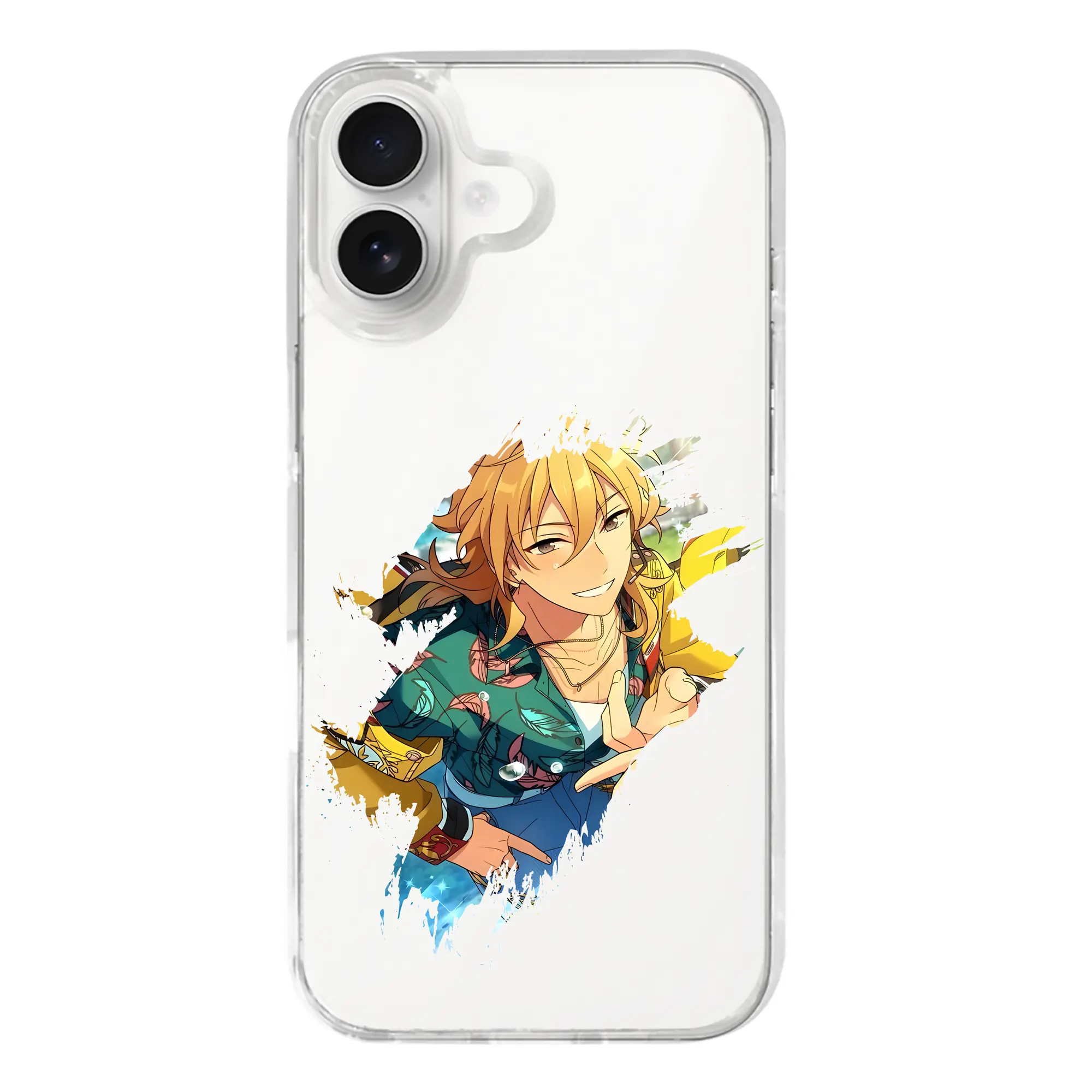 あんさん ぶる グッズ UNDEAD 羽風薫 - iPhone 17シリーズ 透明スマホケース – 薄型・耐衝撃・精密フィット保護カバー